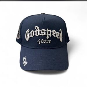 Godspeed Navy Blue snapback Hat